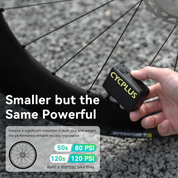 Mini bomba elétrica de bicicleta AS2Ultra