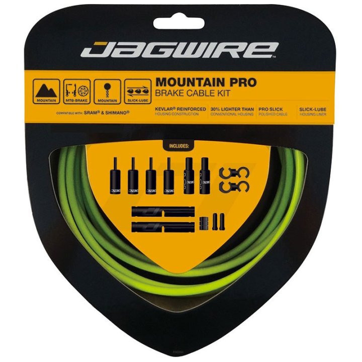 Jagwire Mountain Pro Kit Cabos de Travão BTT