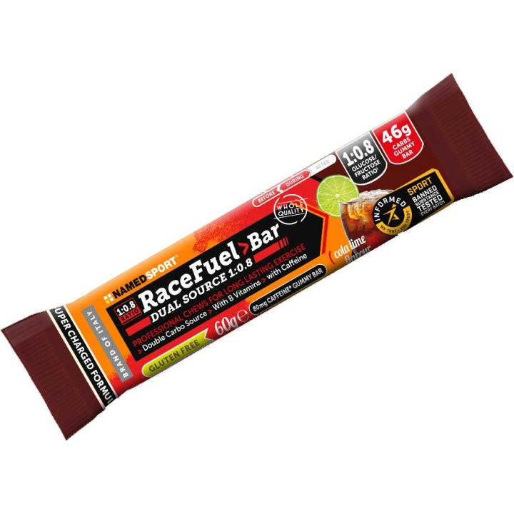 NAMEDSPORT Race Fuel Barrita Energética Masticável